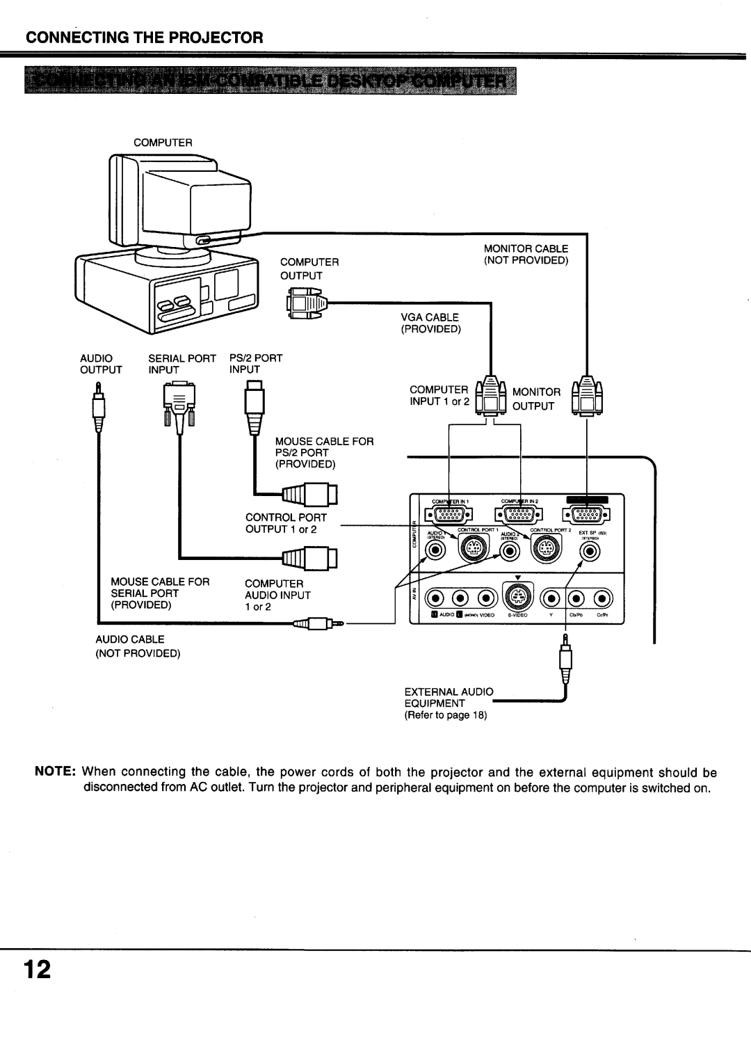 Sanyo XP17B, XP20B manual 