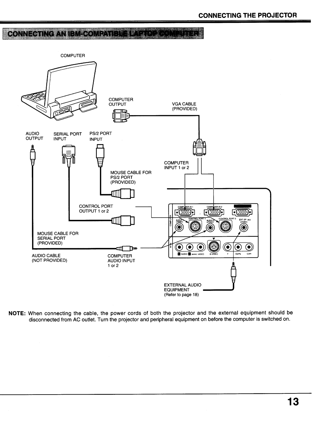 Sanyo XP20B, XP17B manual 