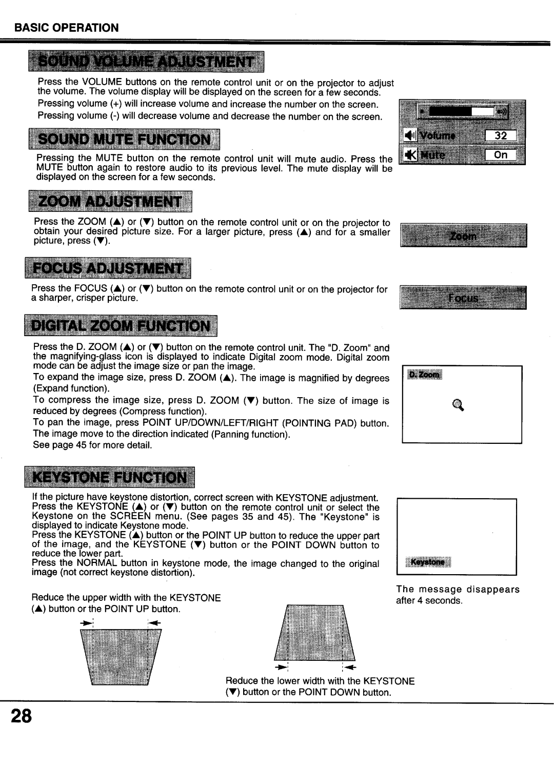 Sanyo XP17B, XP20B manual 