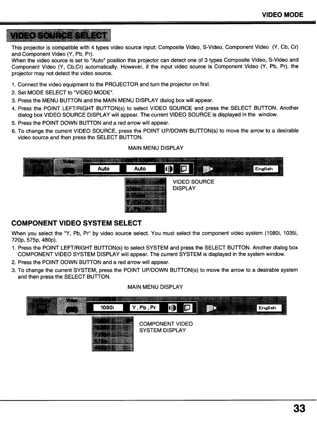 Sanyo XP20B, XP17B manual 