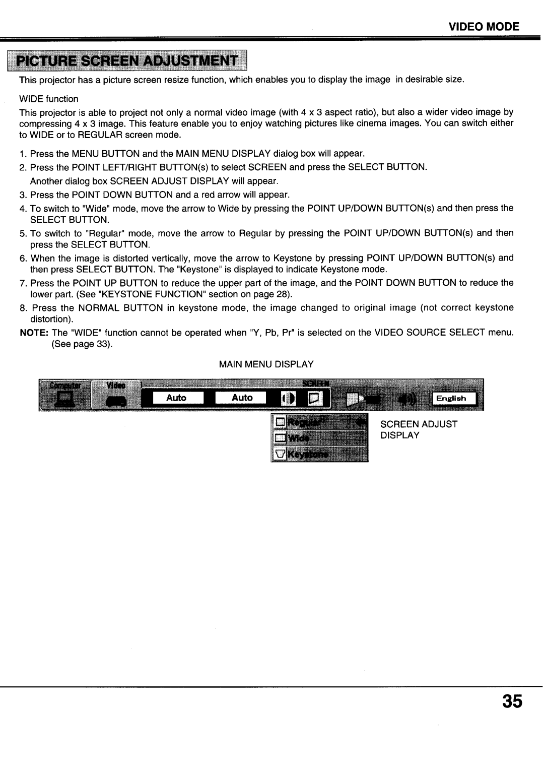 Sanyo XP20B, XP17B manual 