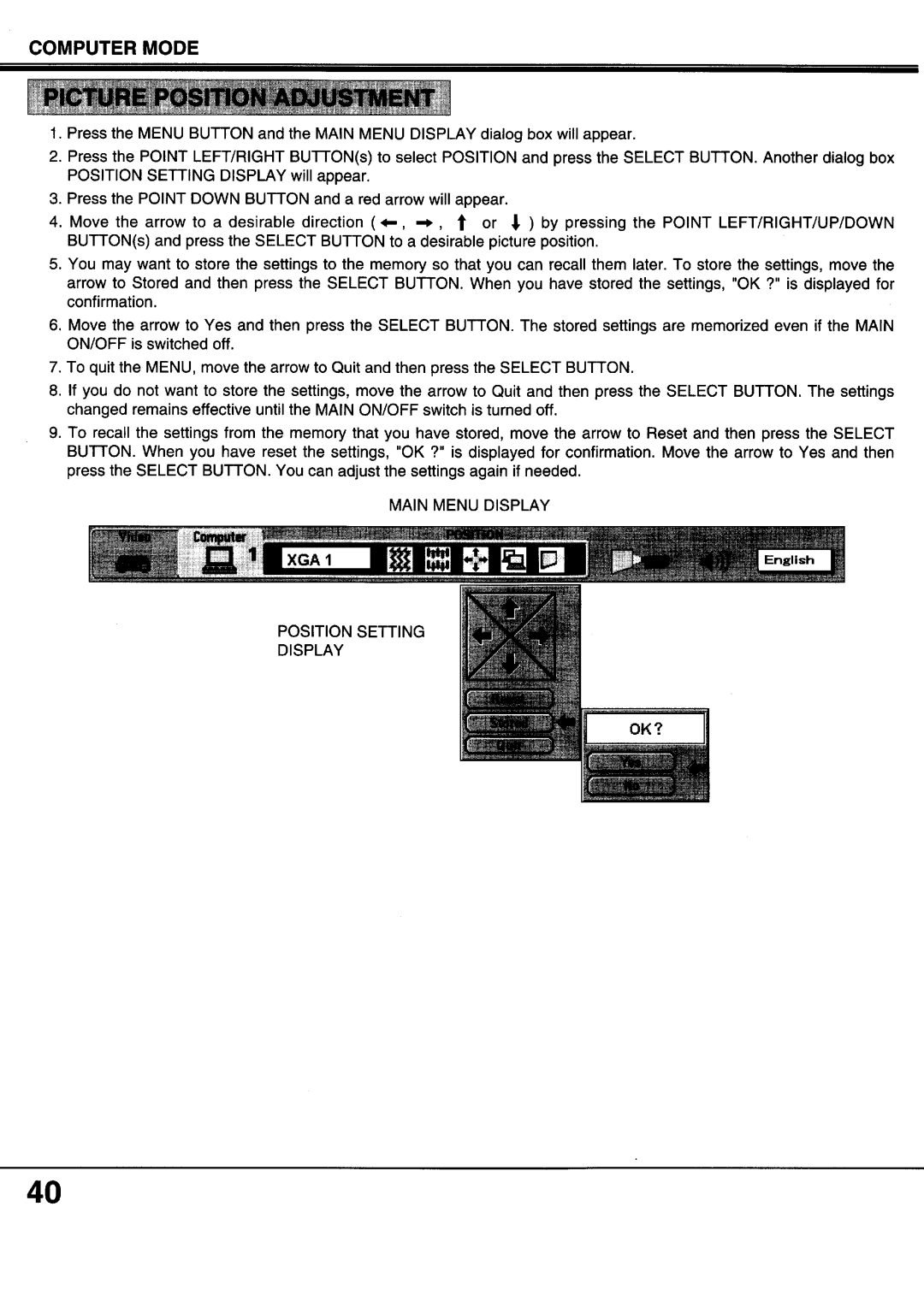 Sanyo XP17B, XP20B manual 