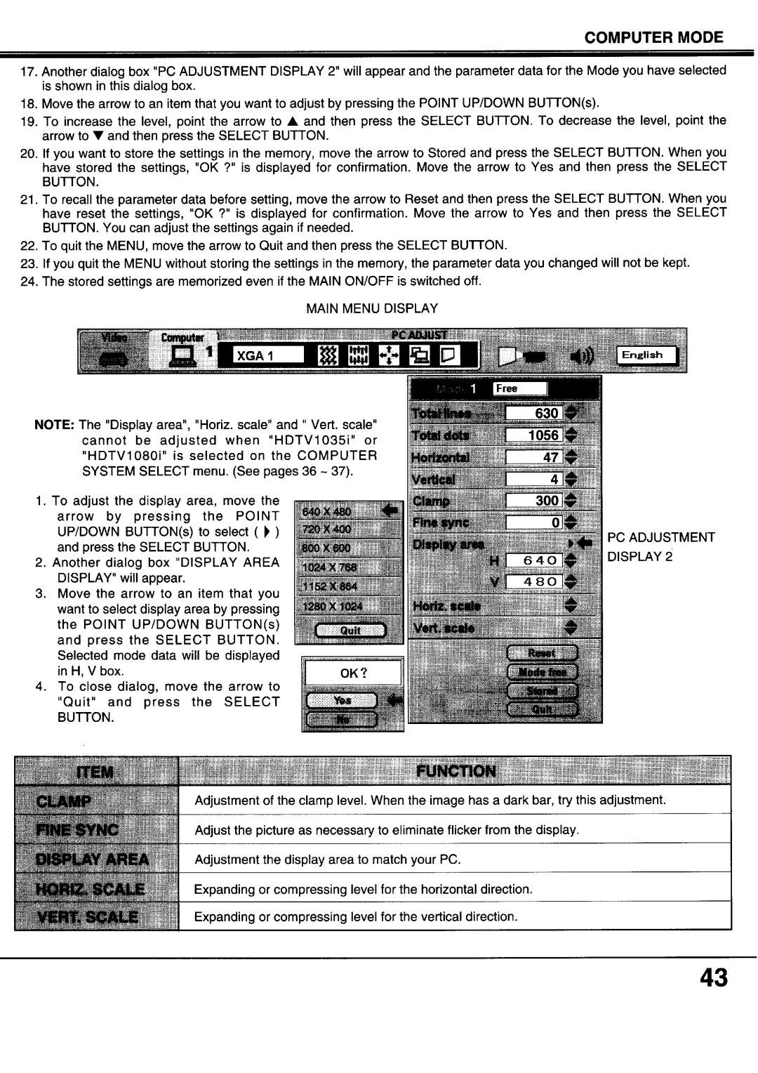 Sanyo XP20B, XP17B manual 