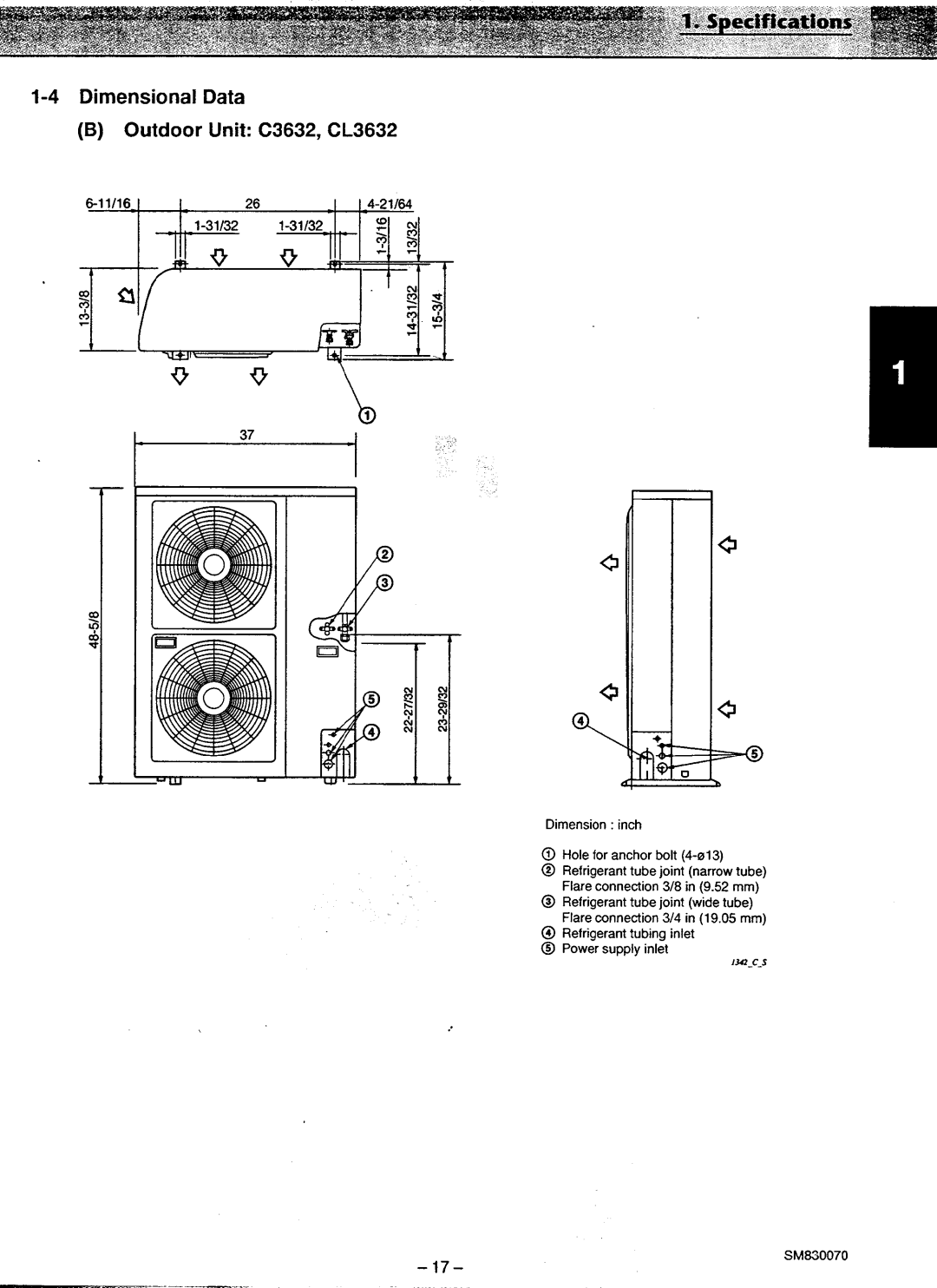 Sanyo CL3632, XS3632, C3632 manual 