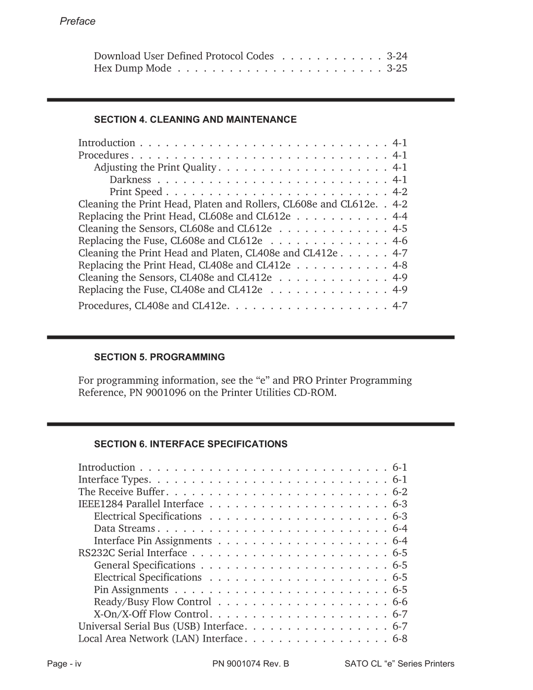 SATO 408e manual Download User Defined Protocol Codes Hex Dump Mode 