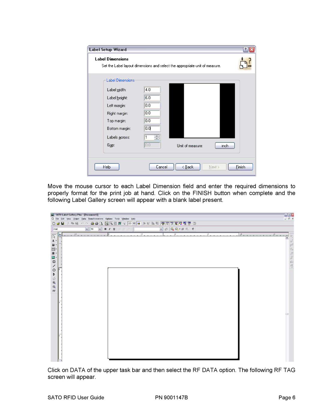 SATO manual Sato Rfid User Guide PN 9001147B 