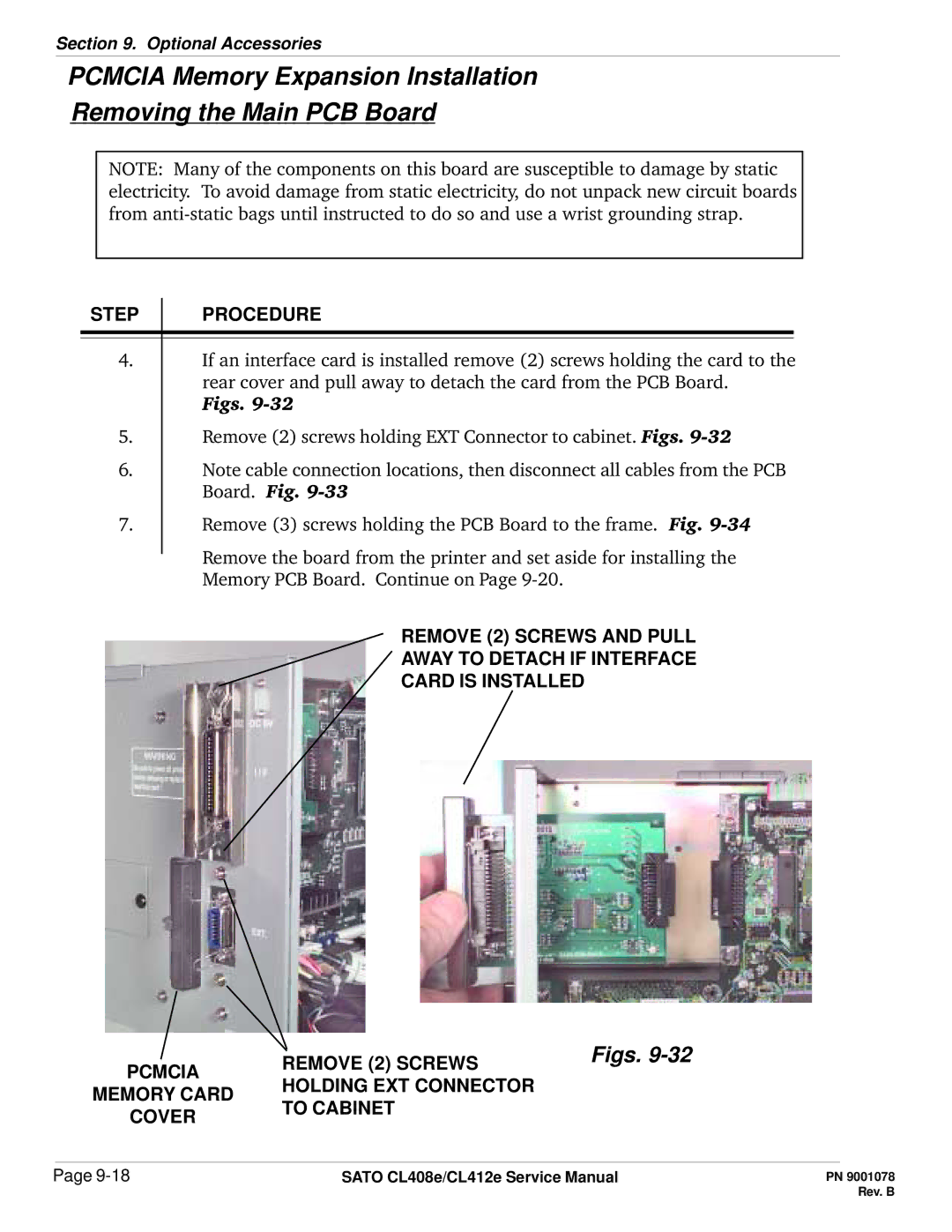 SATO CL412E service manual Holding EXT Connector, To Cabinet 