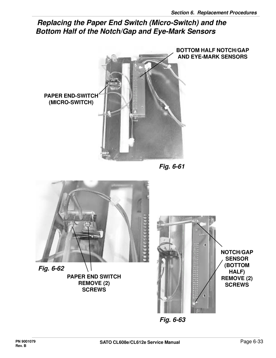 SATO CL608e/CL612e manual Bottom, Remove 