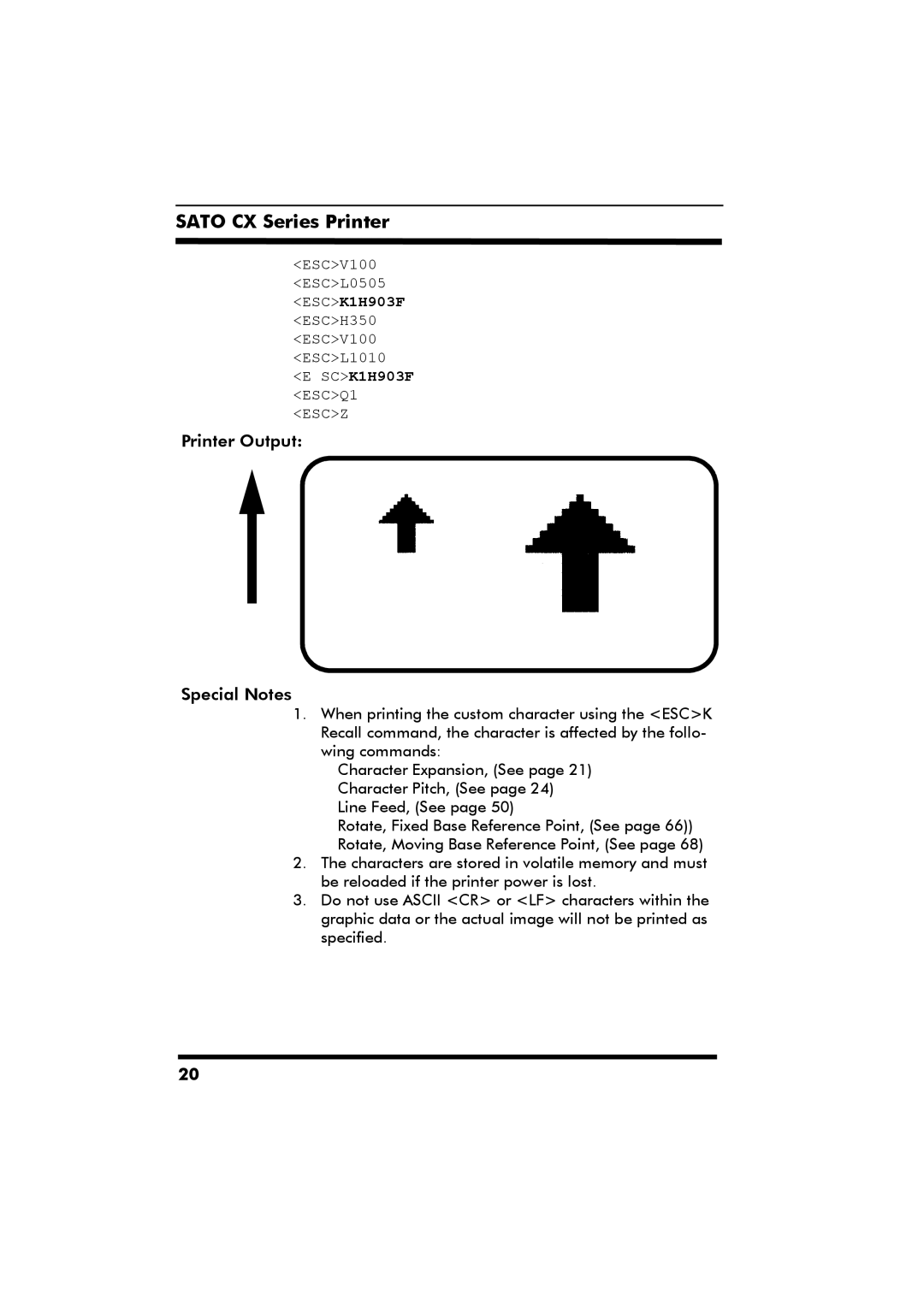 SATO manual Sato CX Series Printer 