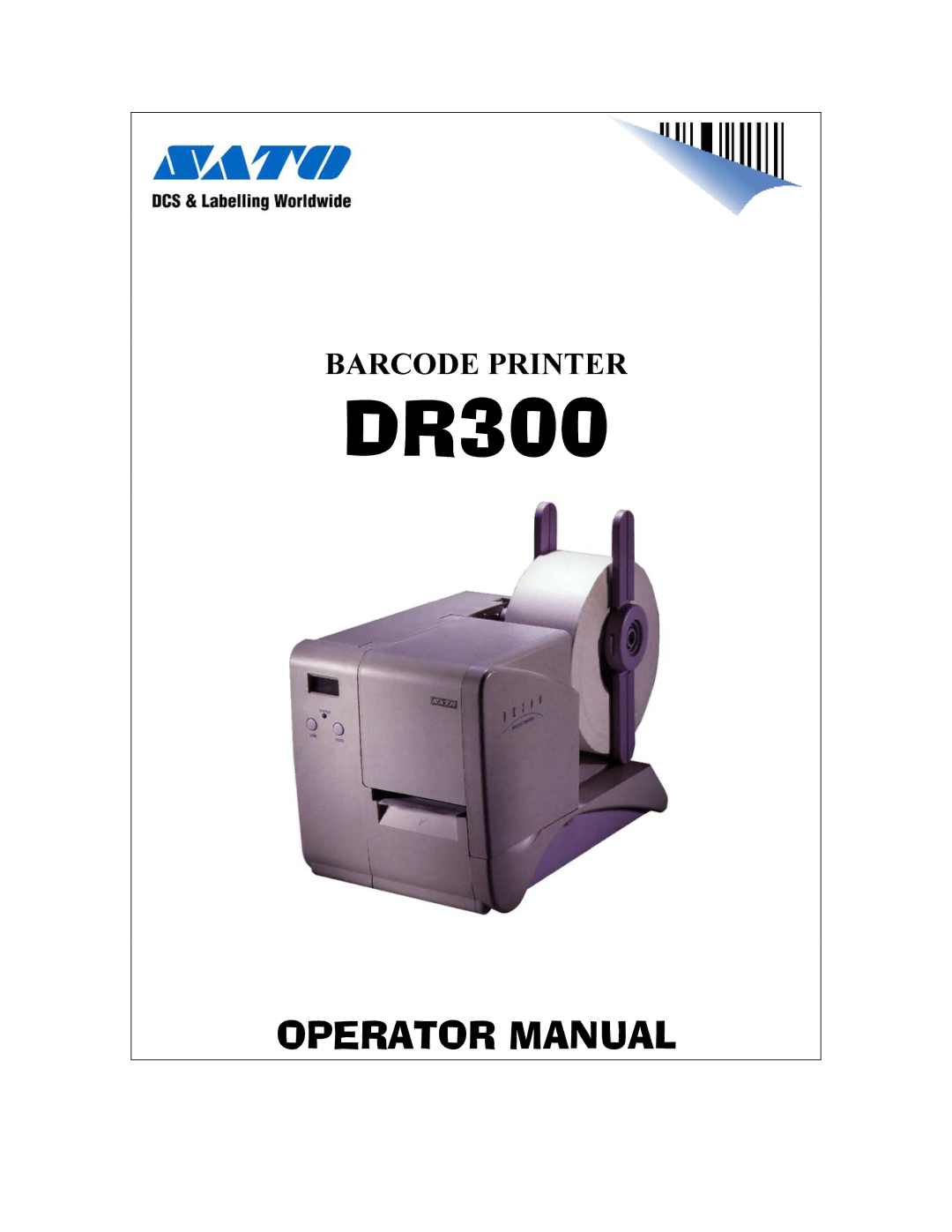 SATO DR300 manual 