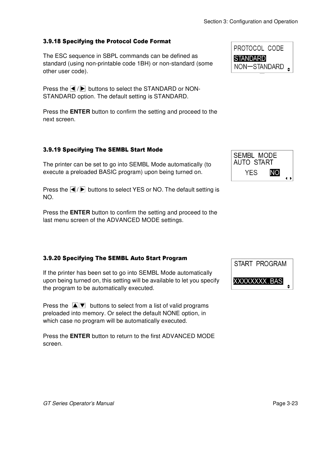 SATO GT424 manual GT Series Operator’s Manual 