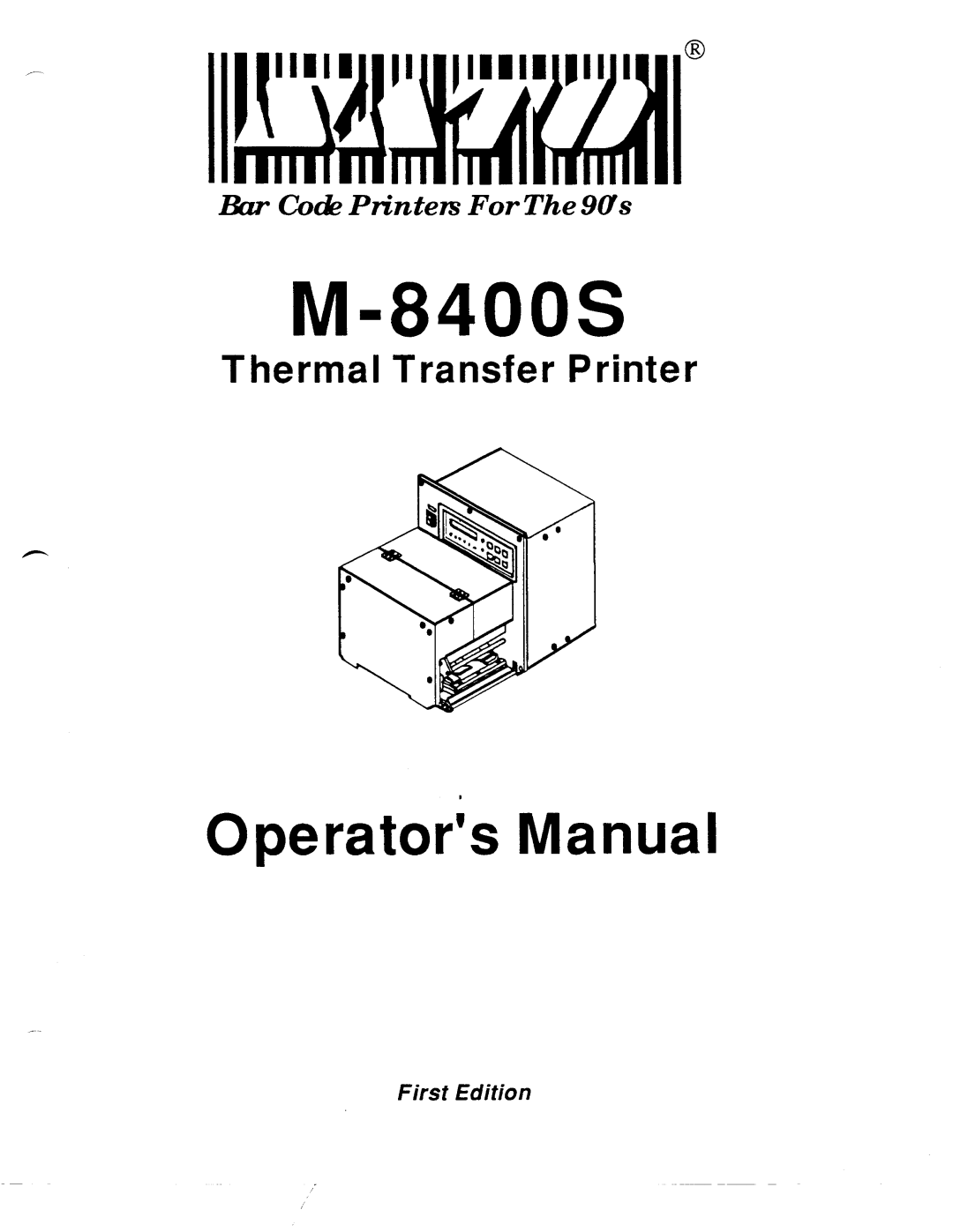 SATO M-8400S manual 