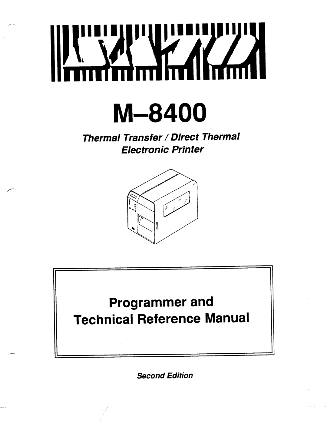 SATO M-8400S manual 