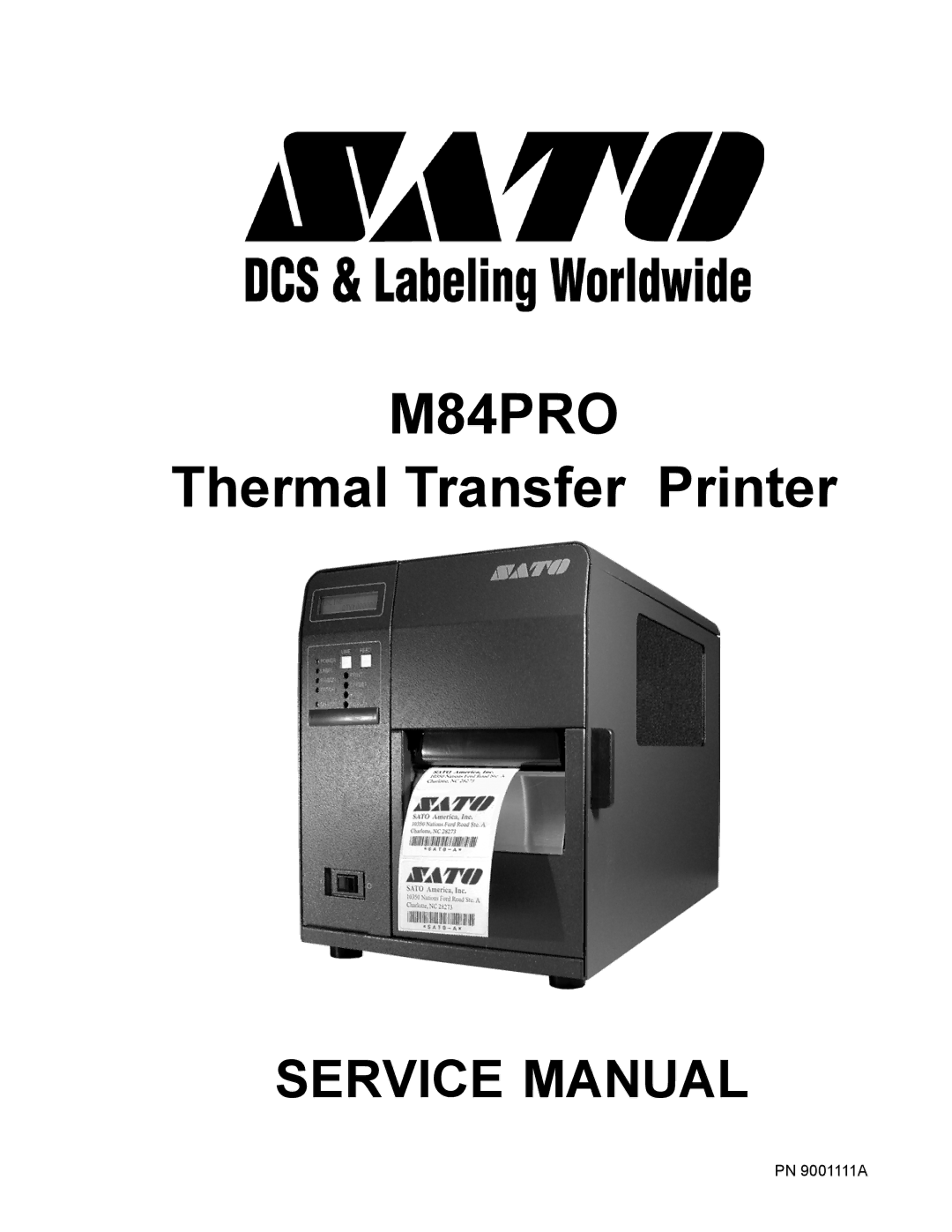 SATO M84PRO service manual 