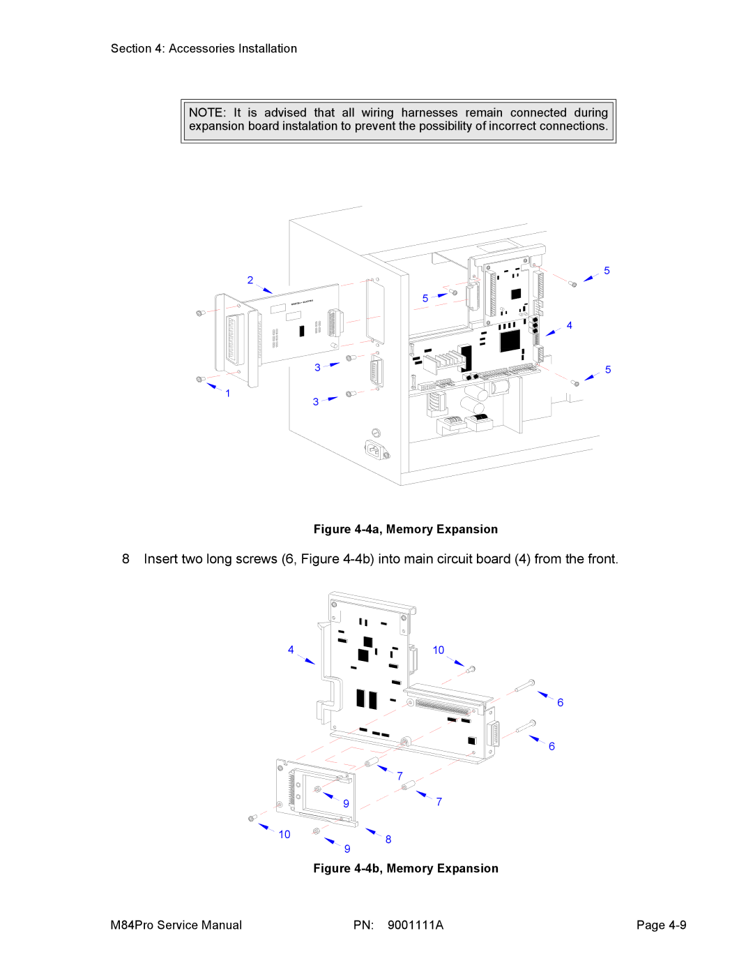 SATO M84PRO service manual 4a, Memory Expansion 