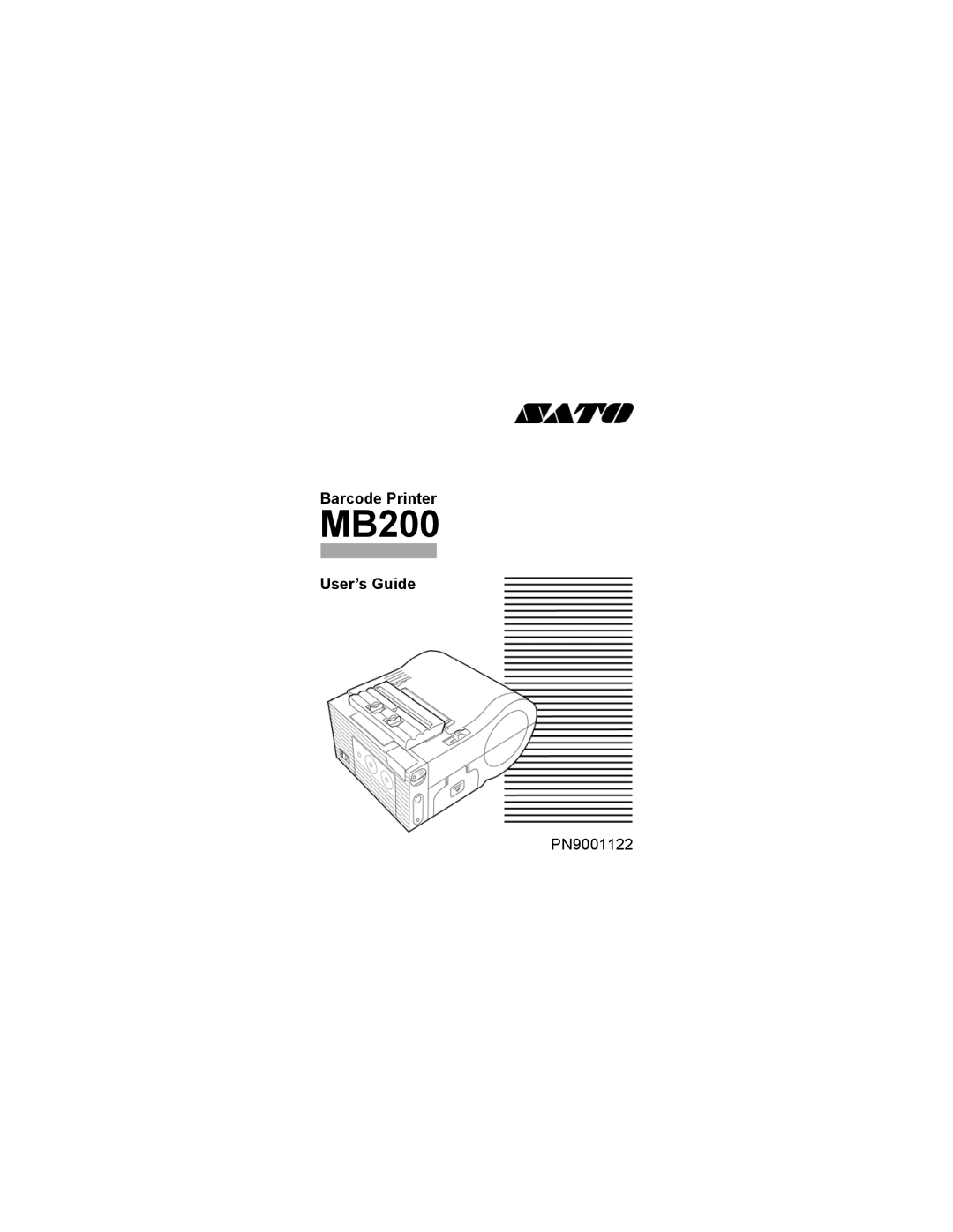 SATO MB200 manual Barcode Printer, User’s Guide 