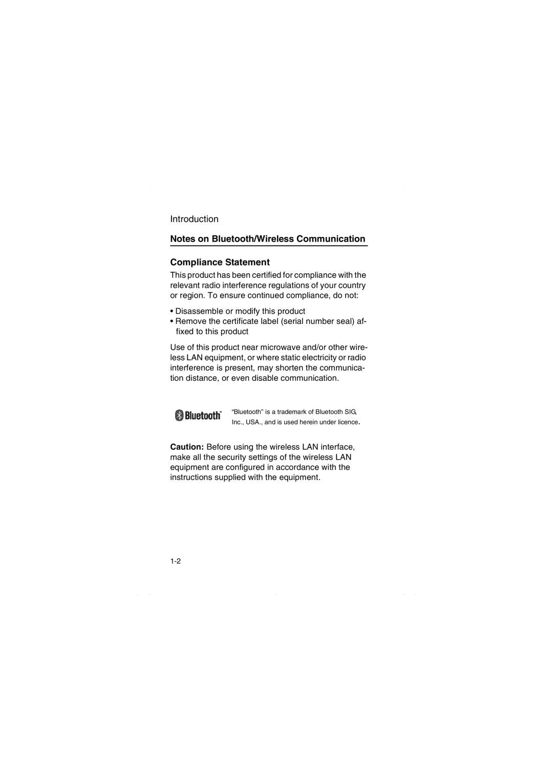 SATO MB200/201i manual Compliance Statement 