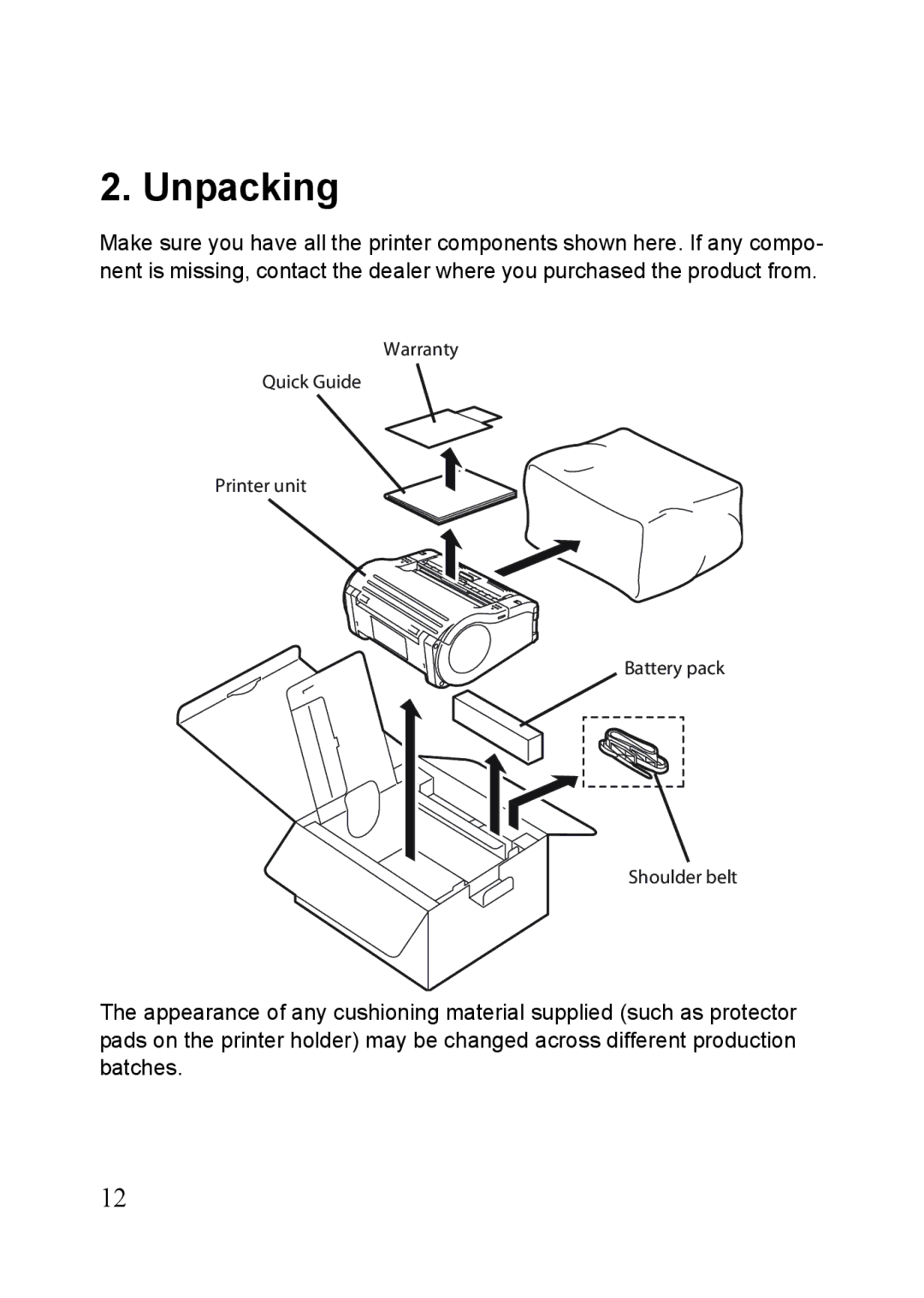 SATO MB410i, MB400i manual Unpacking 