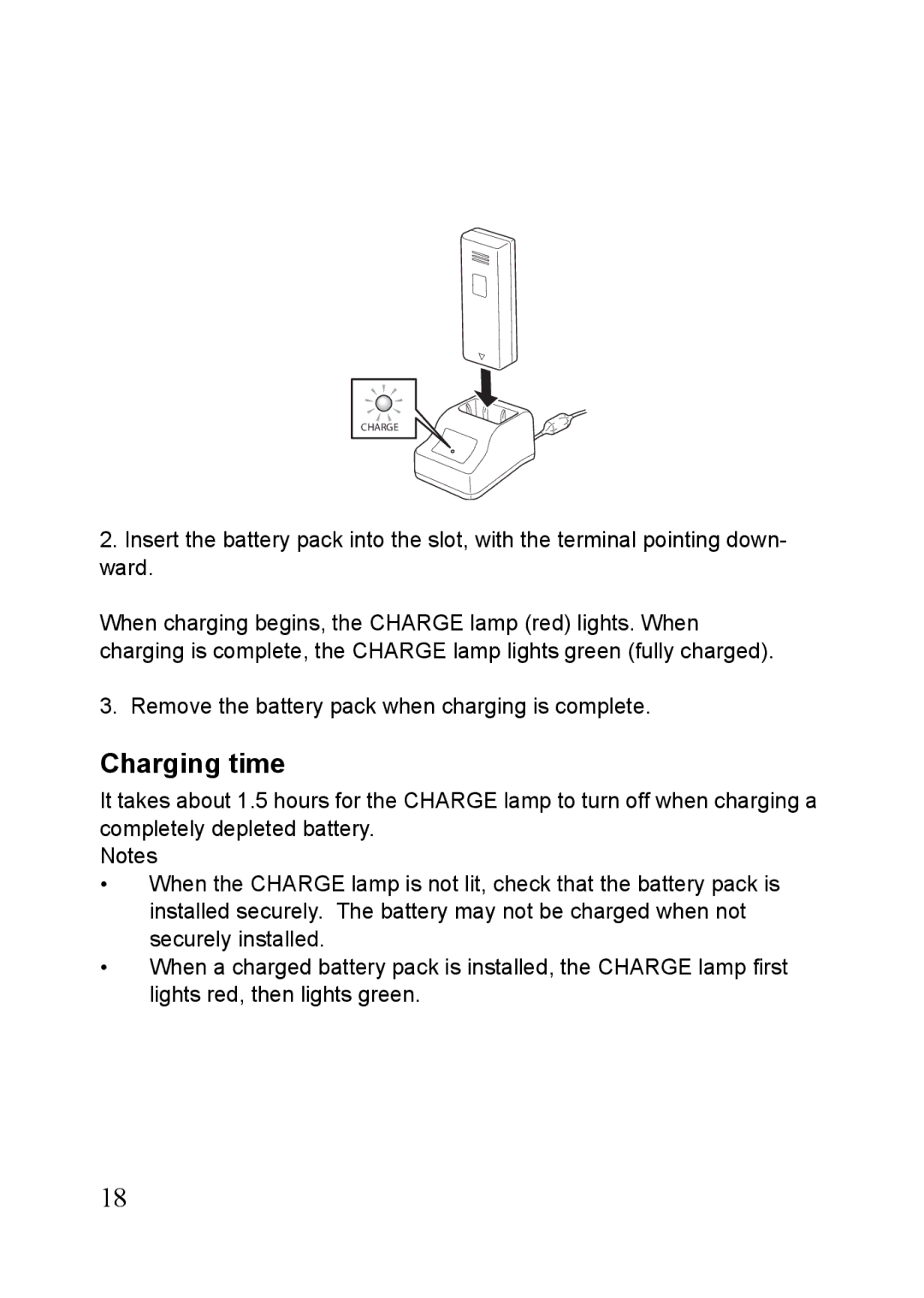 SATO MB410i, MB400i manual Charging time 