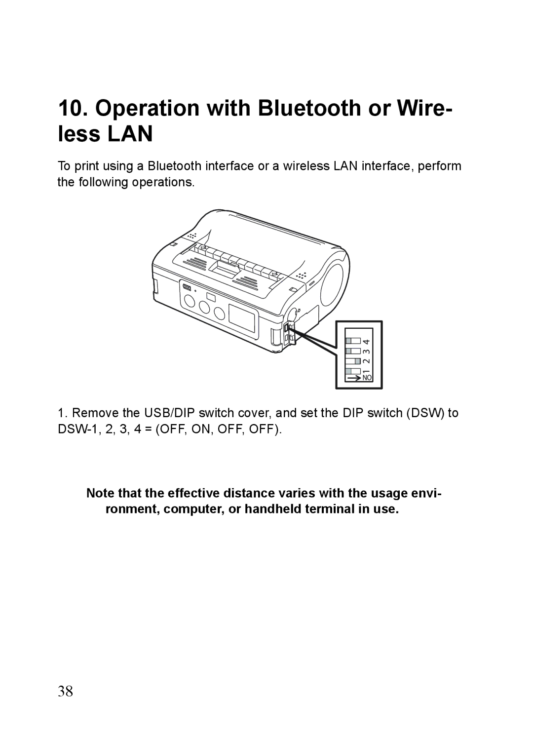 SATO MB410i, MB400i manual Operation with Bluetooth or Wire- less LAN 