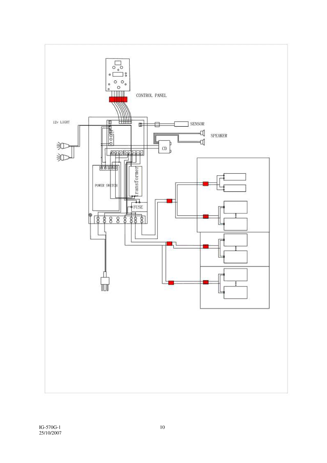 Saunatec instruction manual IG-570G-1 25/10/2007 