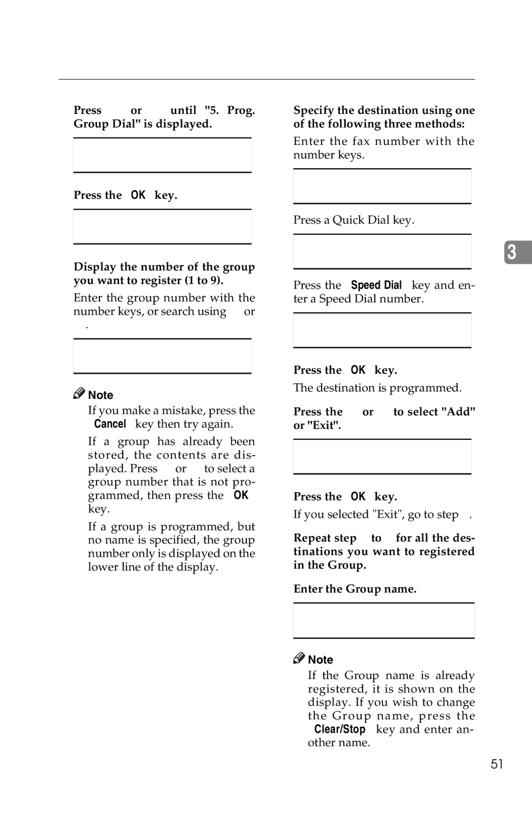 Savin 1018 manual Press the 0 or 1 to select Add or Exit Press the OK key 