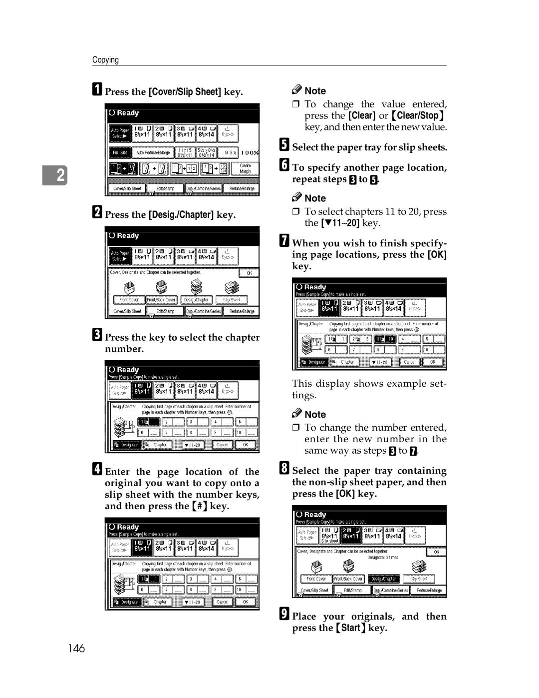 Savin 2712, 2212 manual 146 