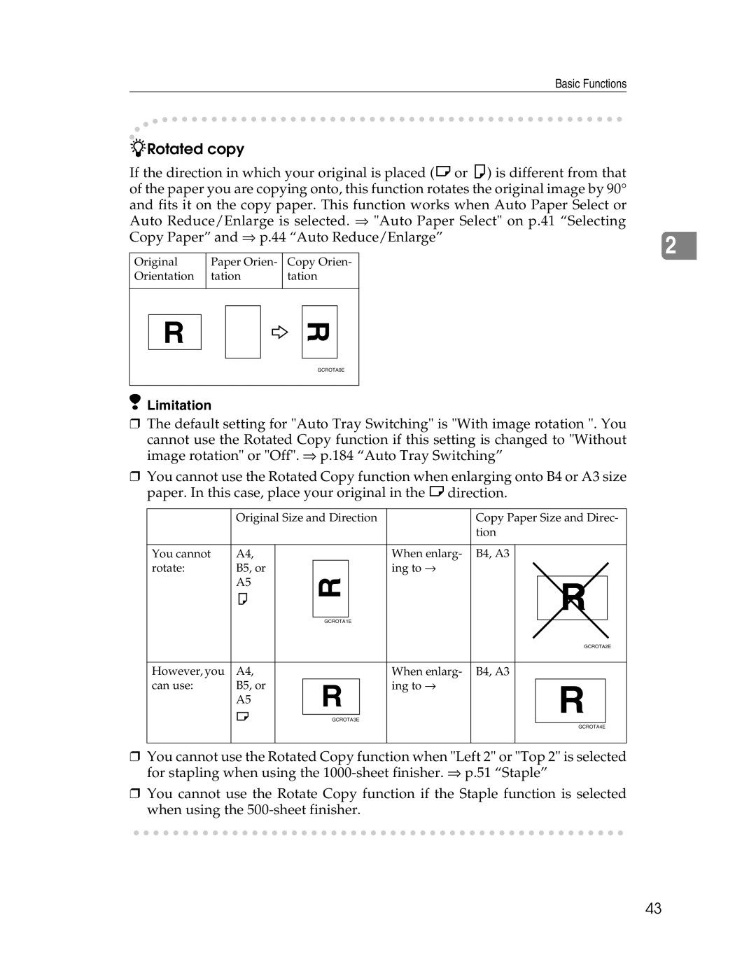 Savin 2212, 2712 manual Rotated copy 