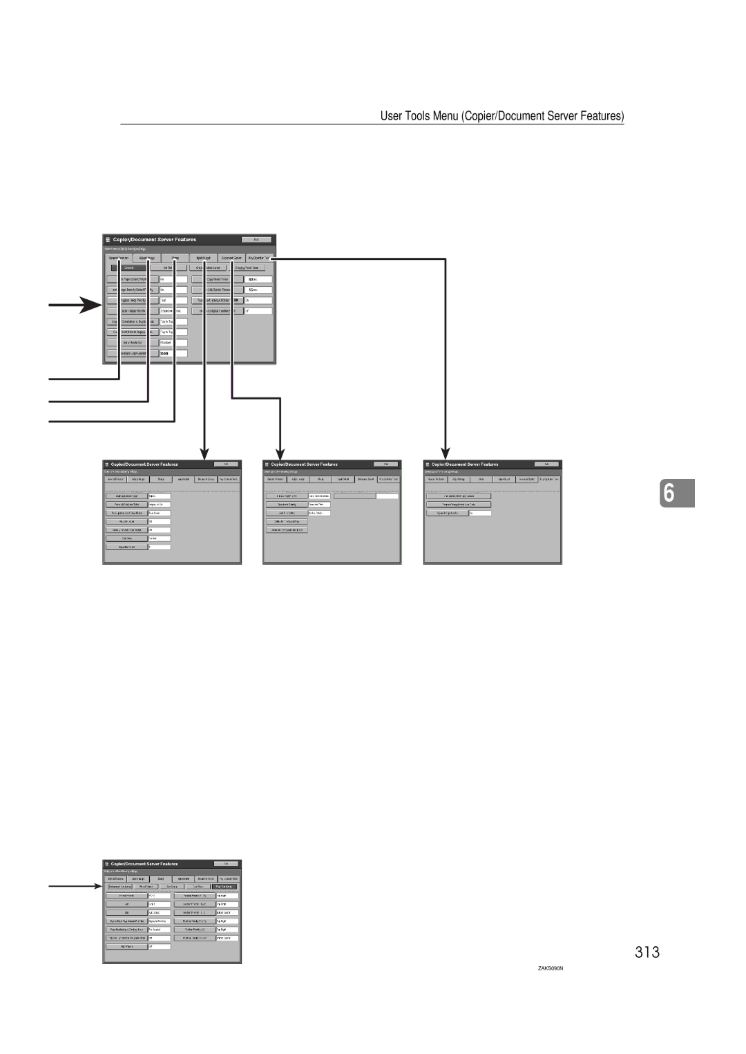 Savin 25105 operating instructions 313 