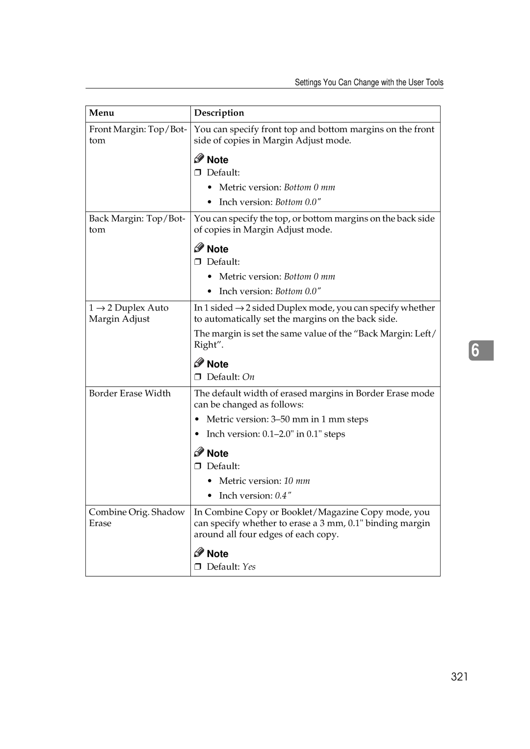 Savin 25105 operating instructions 321 