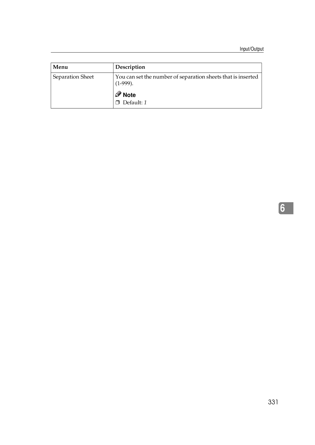 Savin 25105 operating instructions 331 