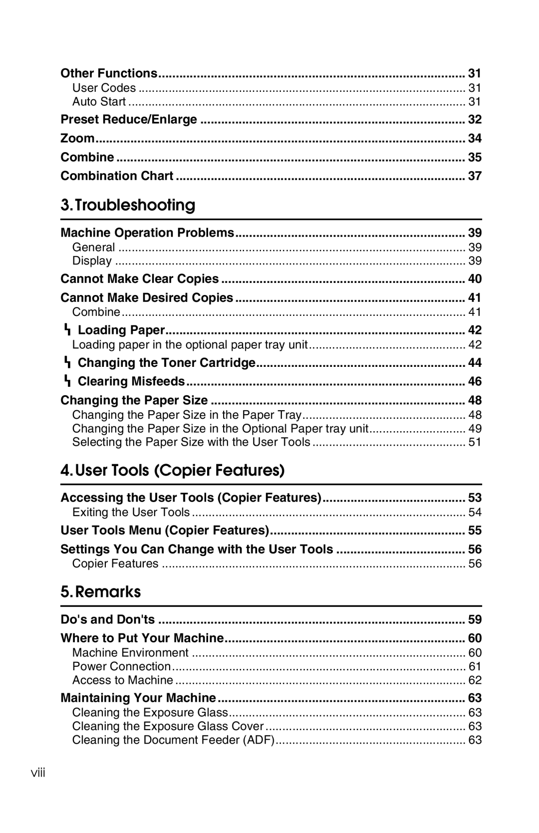 Savin 2513f, 1302f manual Troubleshooting 