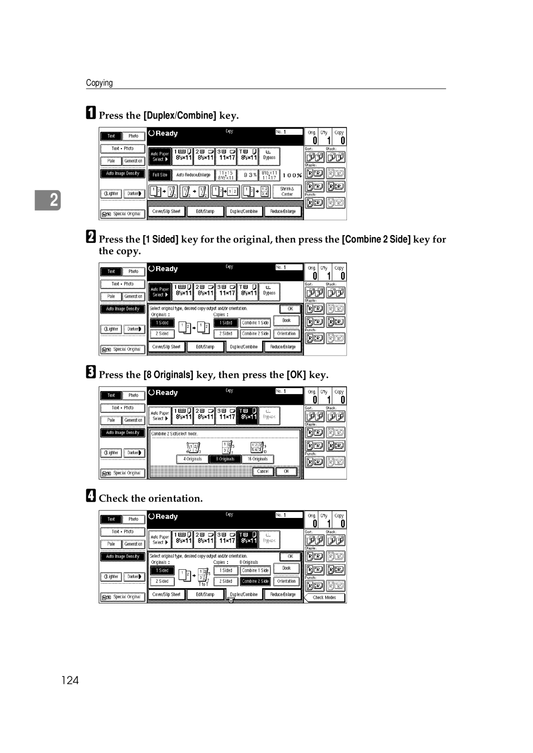 Savin 2555 manual 124 