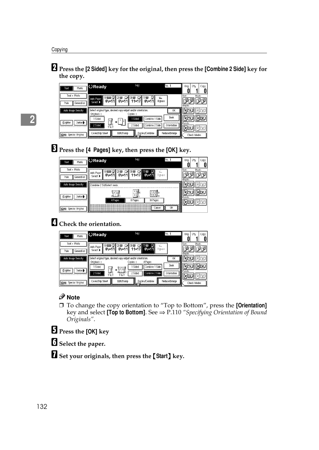 Savin 2555 manual 132 