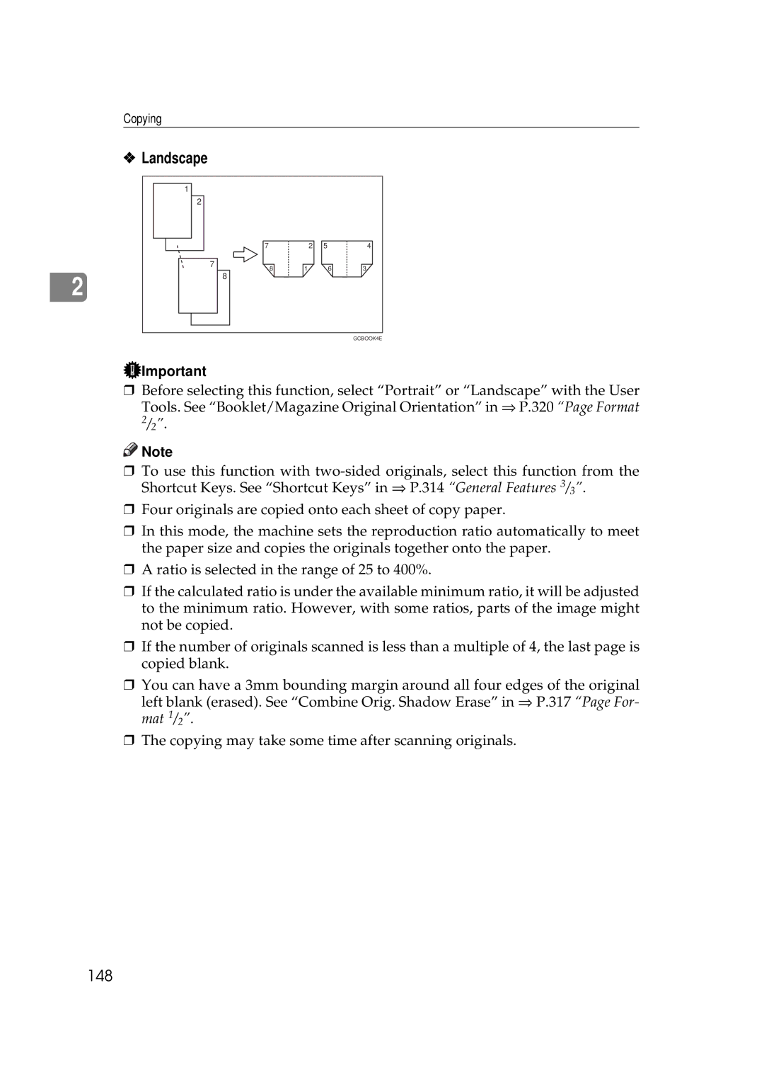 Savin 2555 manual 148 