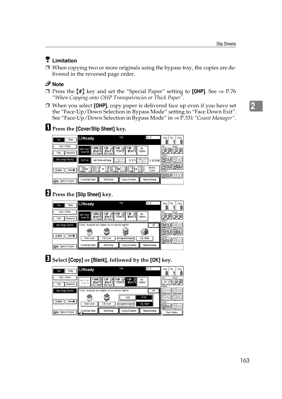 Savin 2555 manual 163 