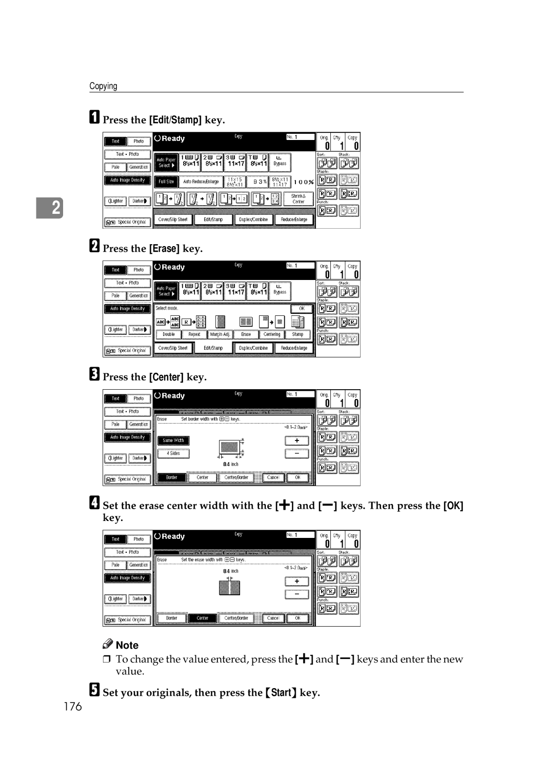 Savin 2555 manual 176 