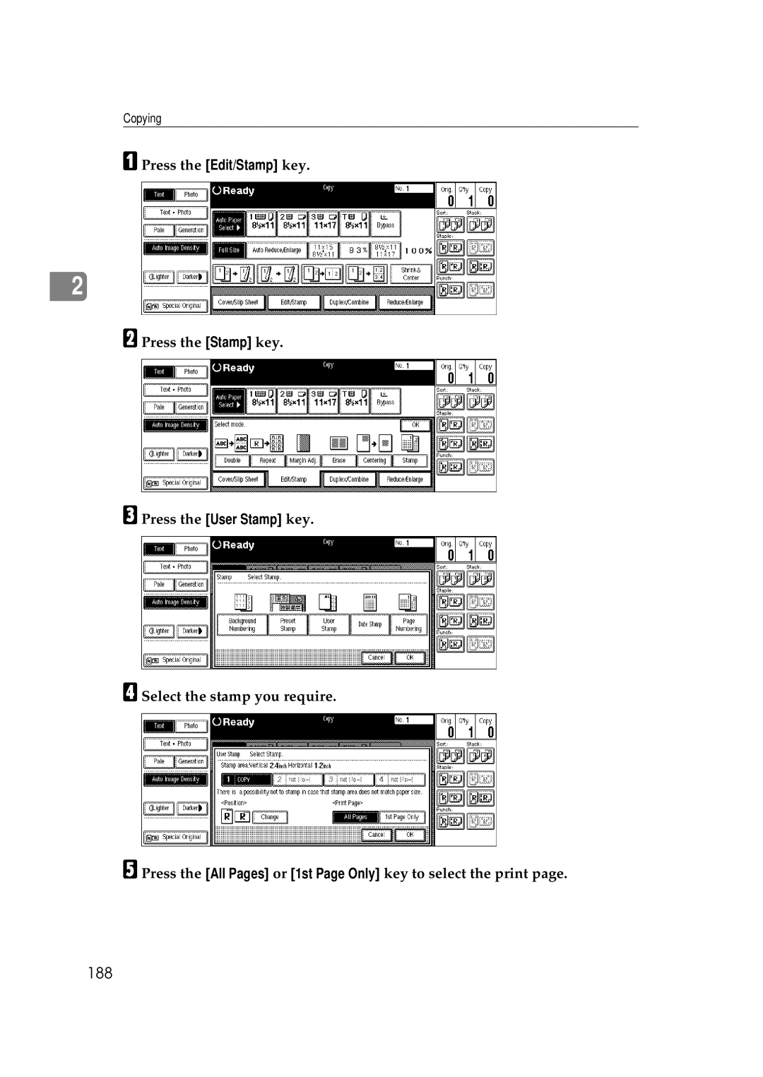 Savin 2555 manual 188 