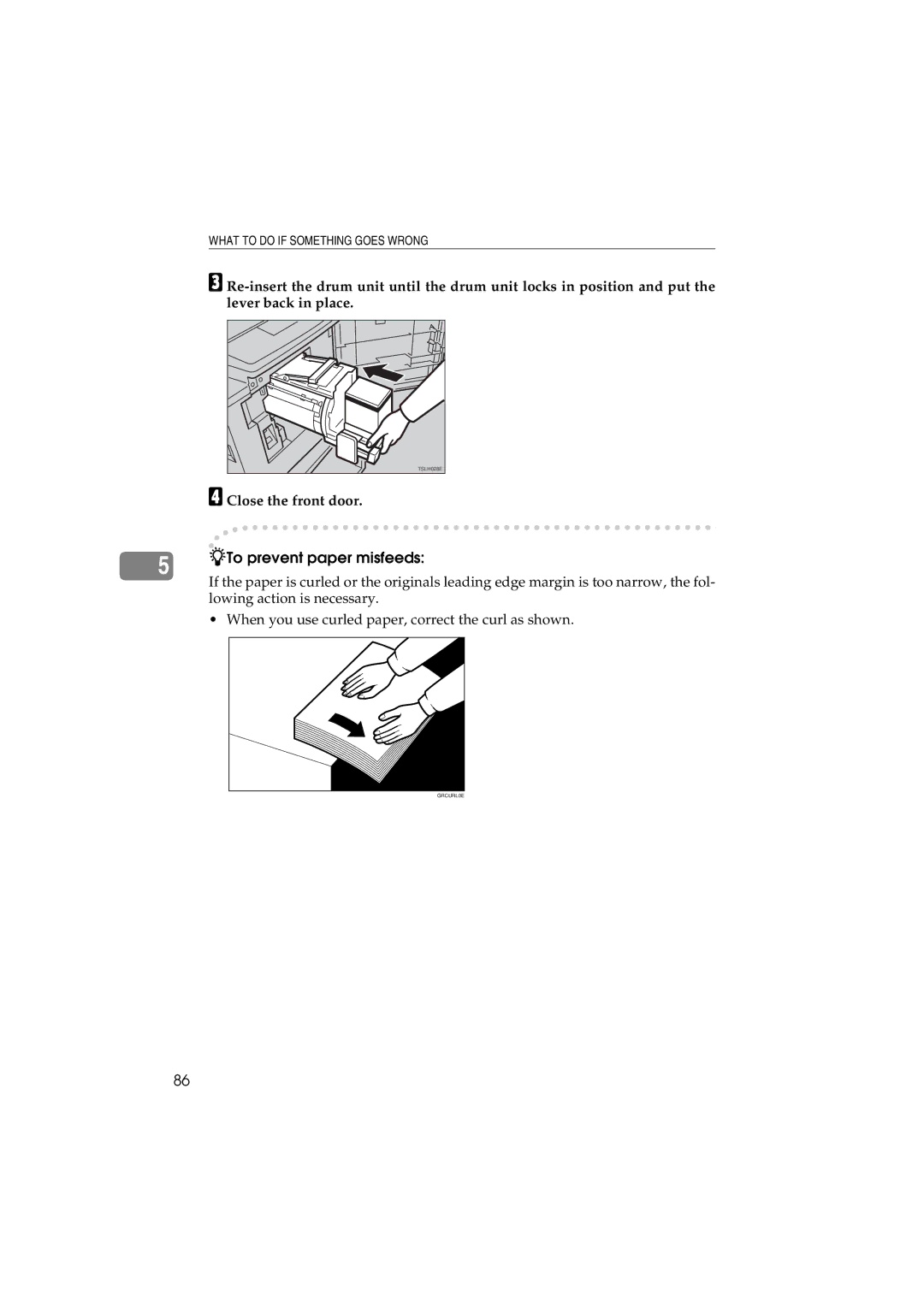 Savin 3150eDNP manual To prevent paper misfeeds 