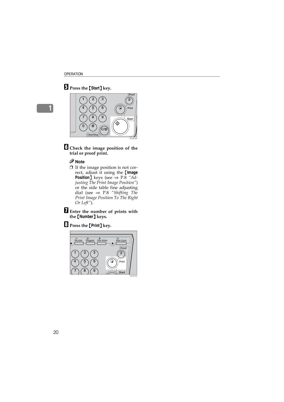 Savin 3150eDNP manual Press the Start key 