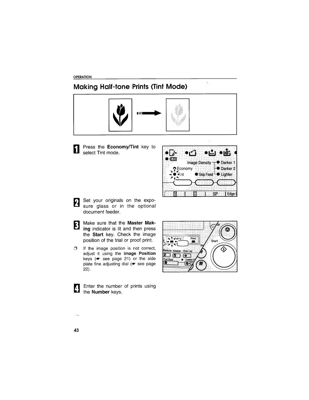 Savin 3250DNP manual 