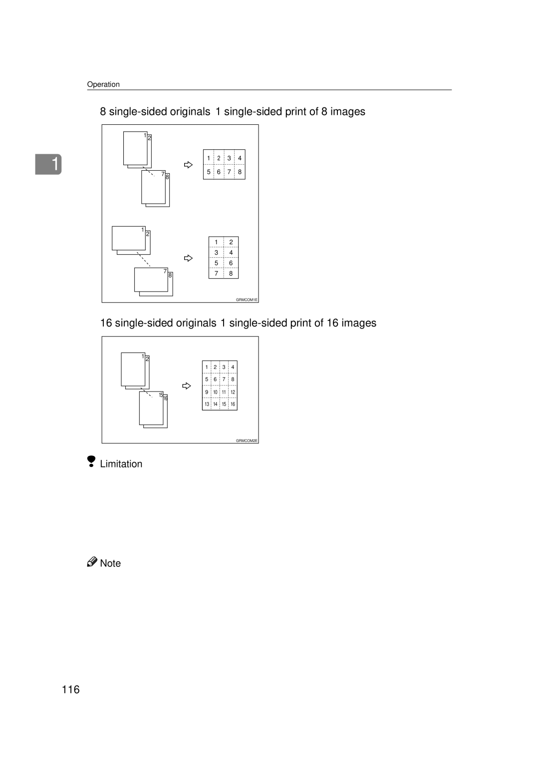 Savin 3360DNP operating instructions 116 