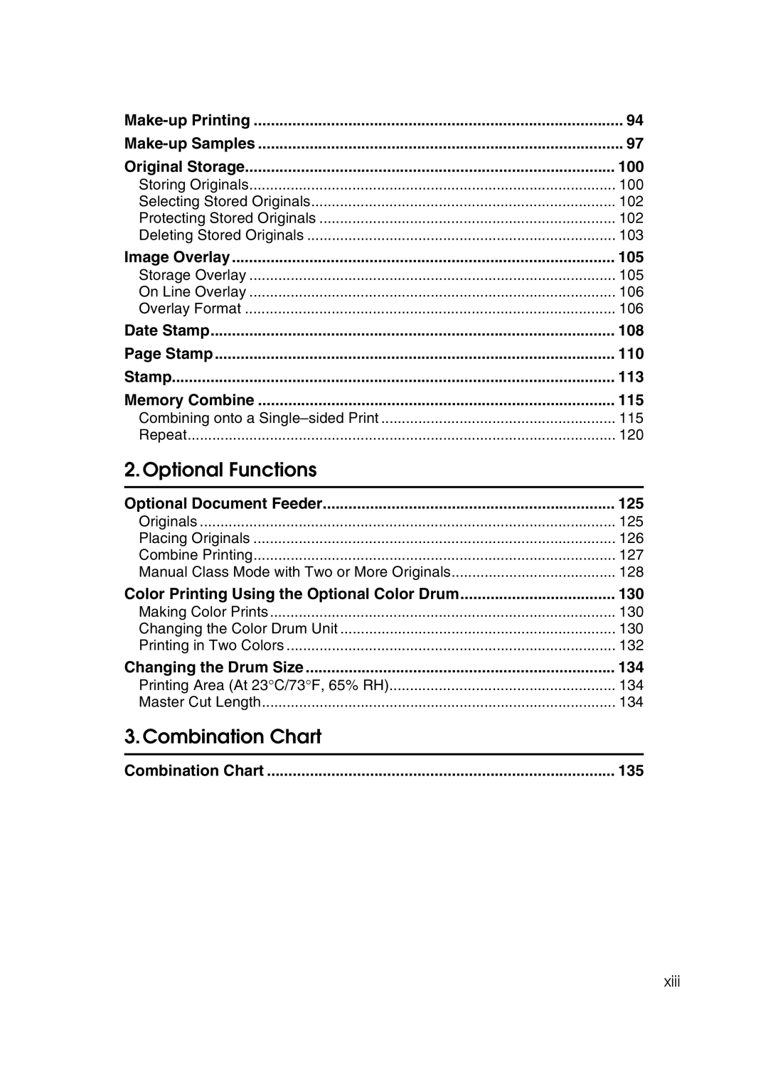 Savin 3360DNP Make-up Printing Make-up Samples Original Storage 100, Image Overlay 105, Optional Document Feeder 125 