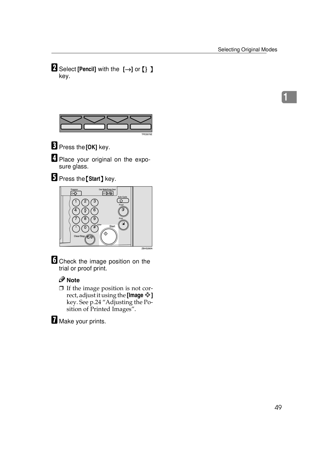 Savin 3360DNP operating instructions Make your prints 