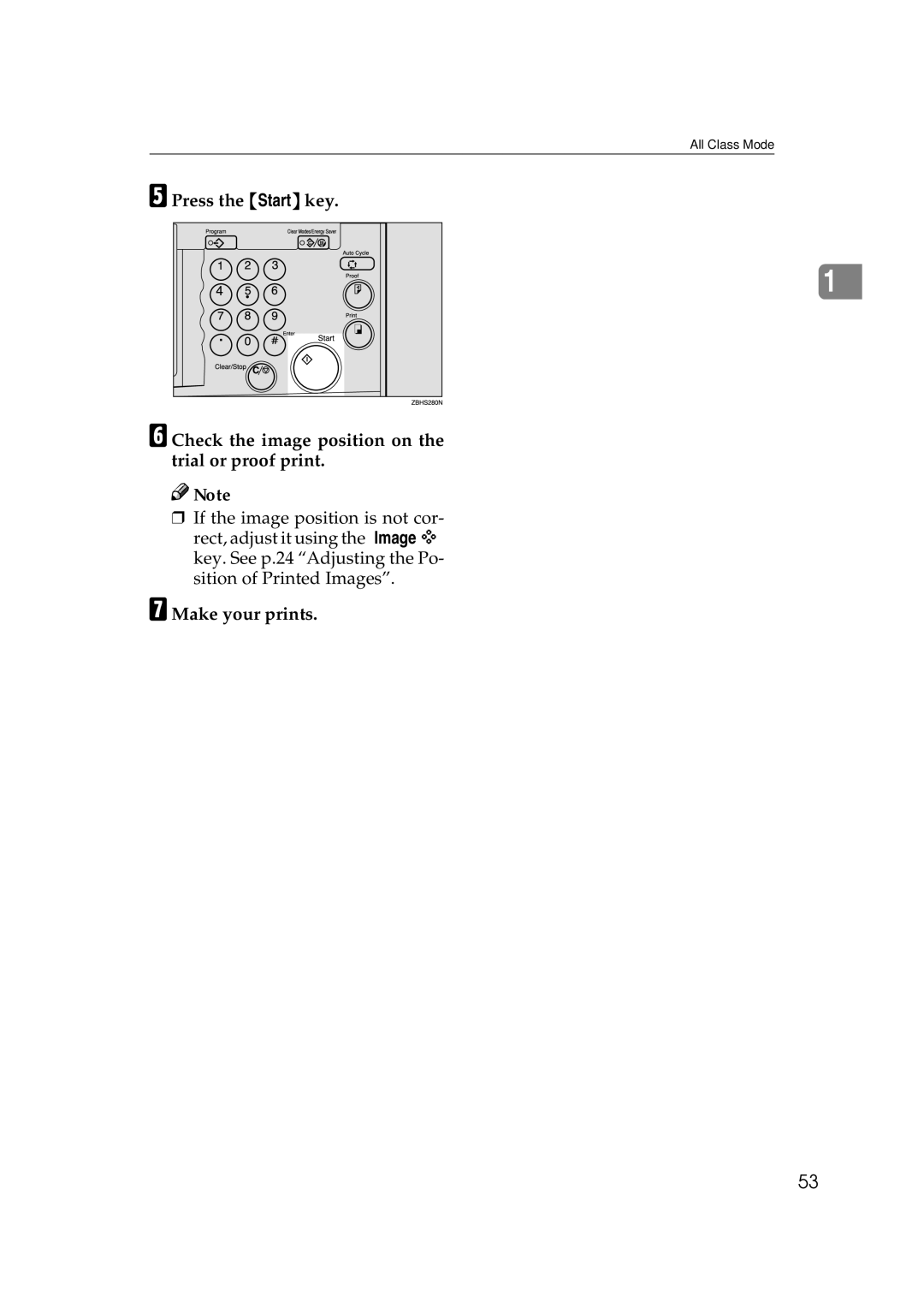 Savin 3360DNP operating instructions All Class Mode 