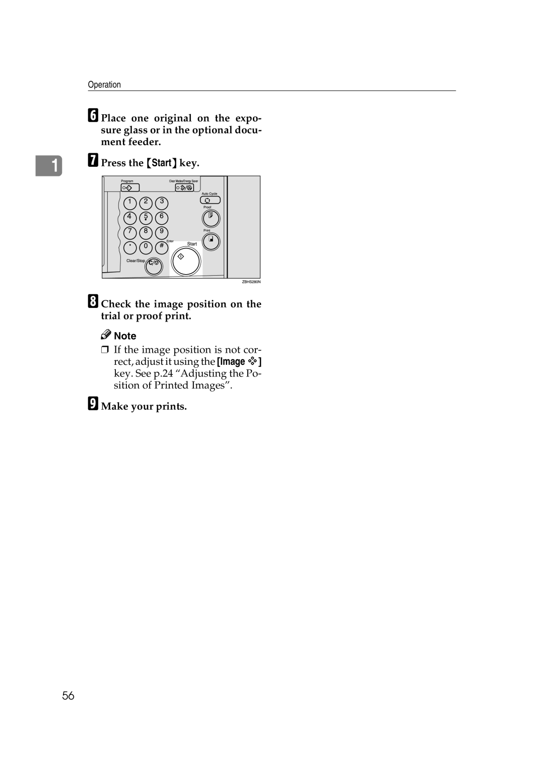 Savin 3360DNP operating instructions Make your prints 