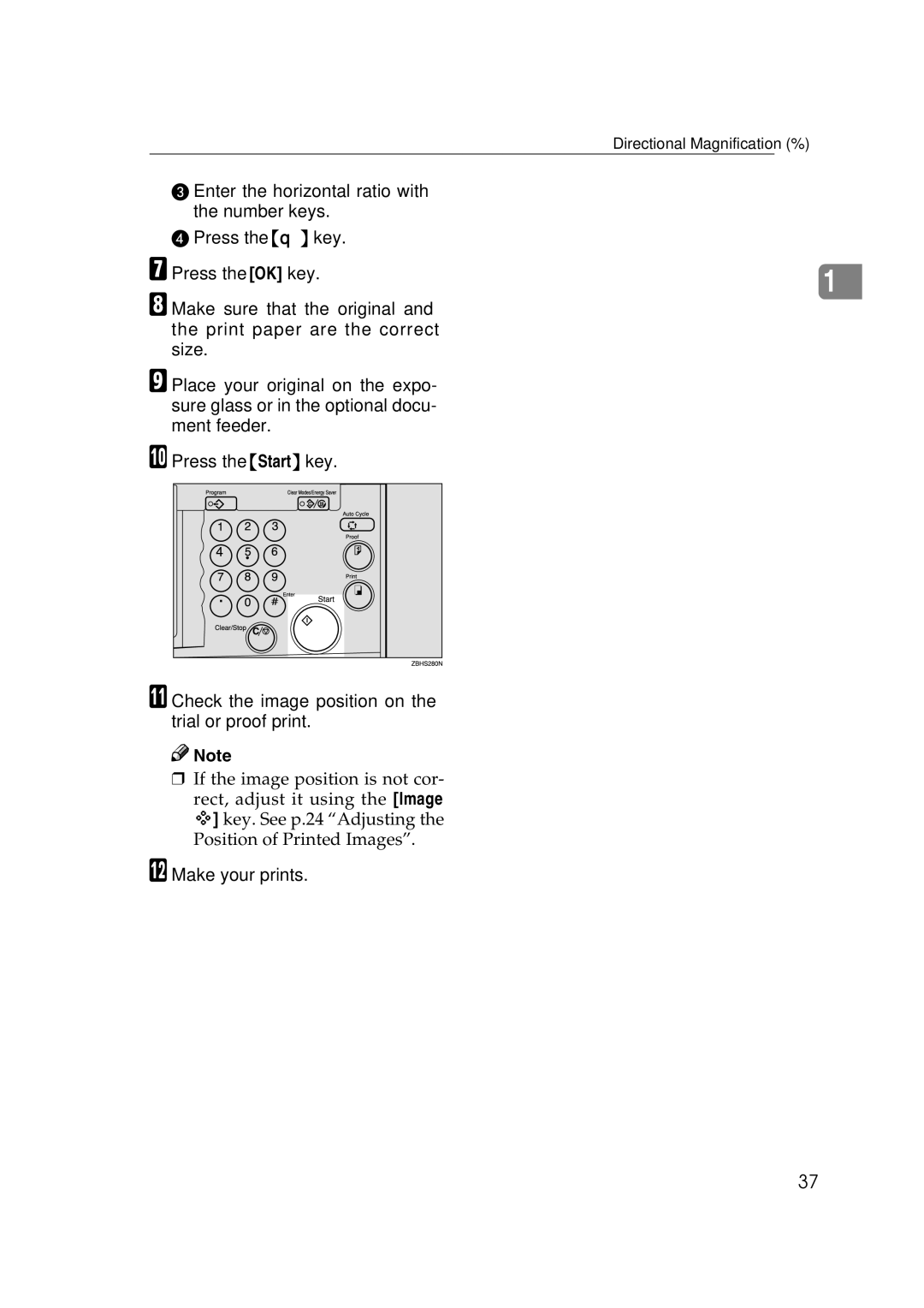 Savin 3460DNP operating instructions Make sure that the original 