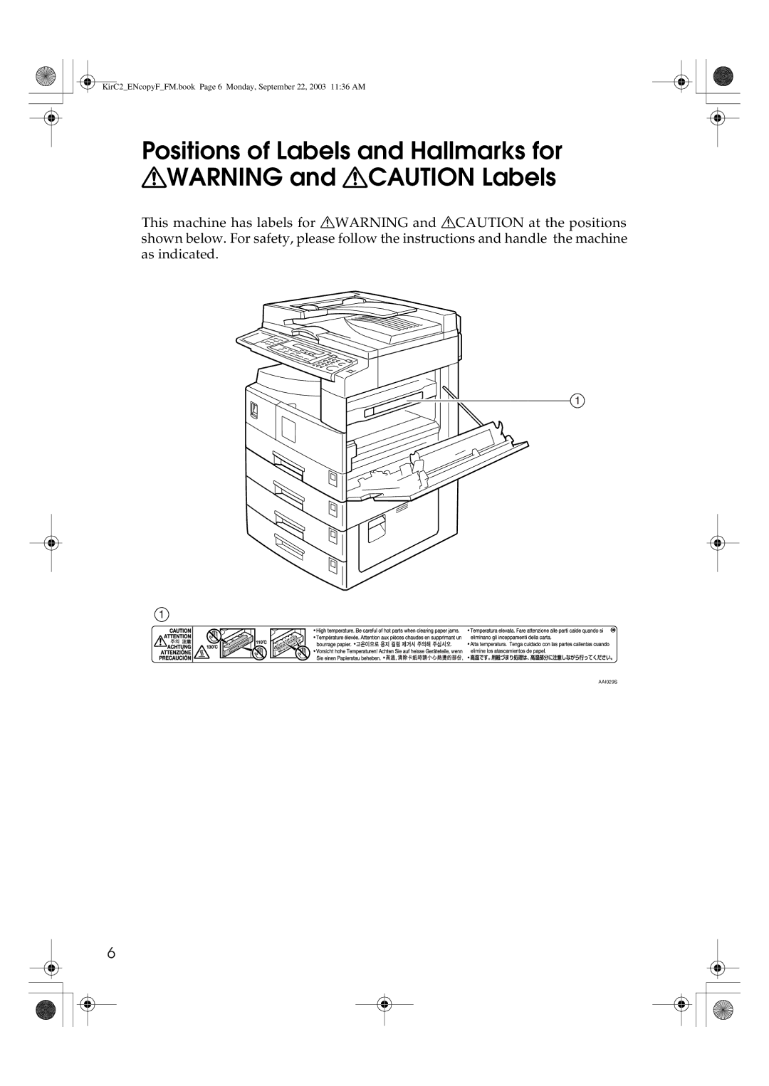 Savin 4018d, 4015 manual AAI029S 