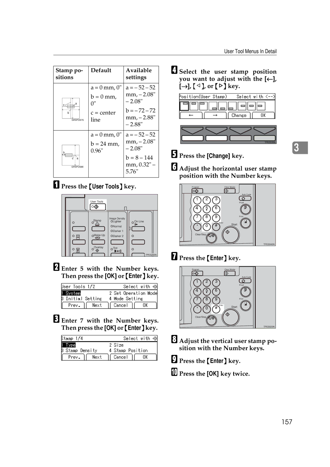 Savin 3350DNP, 5450 manual 157 