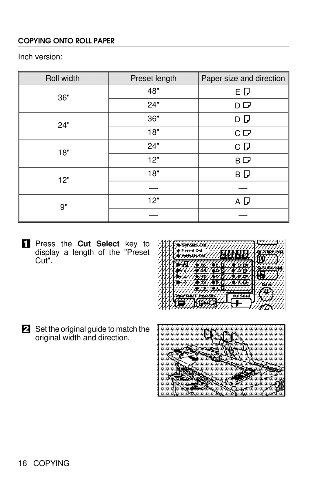 Savin 8700W manual Copying 